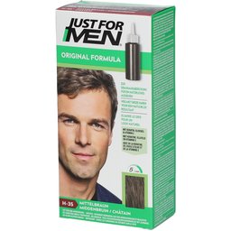 Just FOR Men® Shampooing colorant Châtain H-35