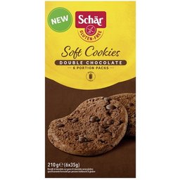 Soft Cookie Double Chocolat Sans Gluten 210g