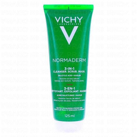 Normaderm 3 en 1 exfoliant + nettoyant + masque tube 125ml