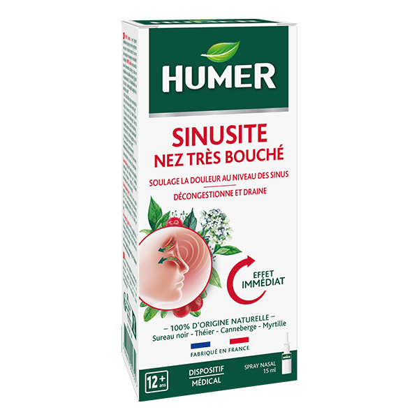 Sinusite Nez Très Bouché dès 12 ans Spray Nasal 15ml