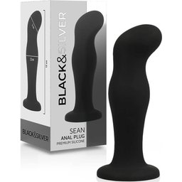 Sean Anal Plug Premium Silicone Black 1ut