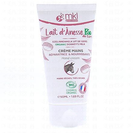 Crème main au lait d'ânesse bio 50ml