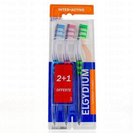 Inter-active brosses à dents souple 2 + 1 offerte