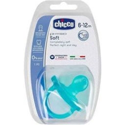 Physio Soft Sucette anatomique en silicone 6-12m bleue