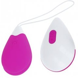 Oeuf Vibrateur 10 Modes Lilas Blanc 1ut