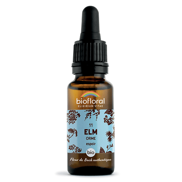 Fleur De Bach 11 Elm Orme Compte Gouttes Bio Demeter 20 ml