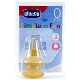 mamelon en caoutchouc bouche normale +0M 2uds 2uds