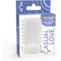 Transparent Vibrating Penis Sleeve 1pc
