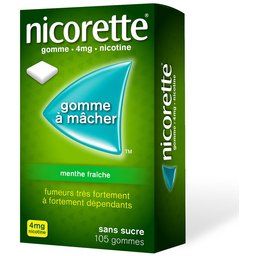 Nicorette® menthe fraiche s/s 4 mg