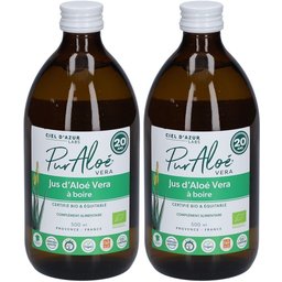 Ciel D'azur PurAloé Jus d'Aloé Vera à boire 500ml