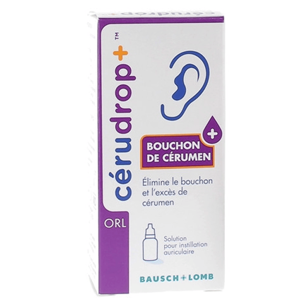 ORL Cerudrop + Élimine Bouchon Excès de Cérumen de l'Oreille 12ml
