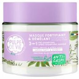 Masque Capillaire Fortifiant et Démêlant Chanvre et Romarin 3en1 Bio 300 ml - Pot 300 ml