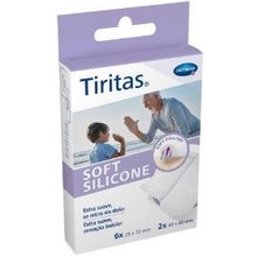 Tiritas Soft Silicone Apósito Adhesivo 2 Tamaños 8uds
