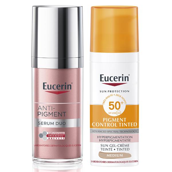 Anti-Pigment Sérum Duo 30ml + Sun Pigment Control Gel-Crème Teinté SPF 50+ - Duo anti-taches brunes