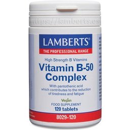 Complejo de Vitaminas B-50 120 tabletas