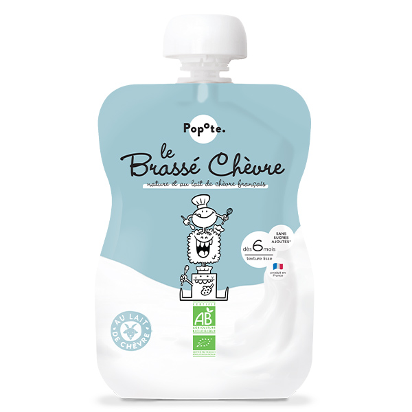 Gourde Brassé Chèvre Nature 100g