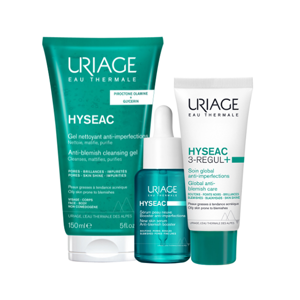 Hyséac visage, routine pour les peaux mixtes à grasses à tendance acnéique