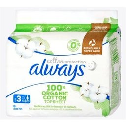 Serviettes Protecteur Cotton Taille 3 Nuit 8uts
