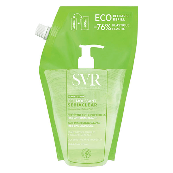 Sebiaclear Gel Moussant Recharge - 400ml