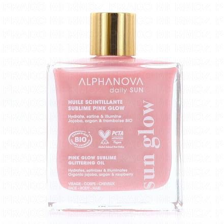 Daily Sun - Huile sublime scintillante pink glow bio 50ml