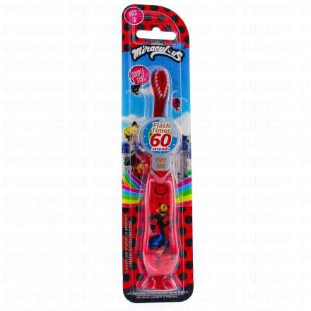 Brosse à dent souple Flash timer 60secondes miraculous
