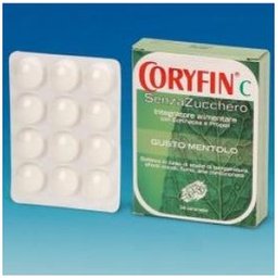 Coryfin C Supplément au Menthol sans sucre - 24 Bonbons