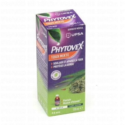 Phytovex Sirop toux mixte sans sucre 120ml