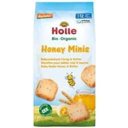Honey Minis Organic Baby Rusk Honey and Butter +12M 100g