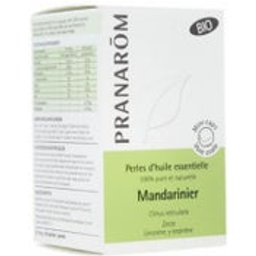 Pranarôm Perles d'Huile Essentielle Mandarinier Bio 60 Perles