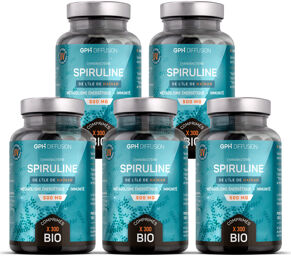 Spiruline Bio - 500 mg - 1500 comprimés