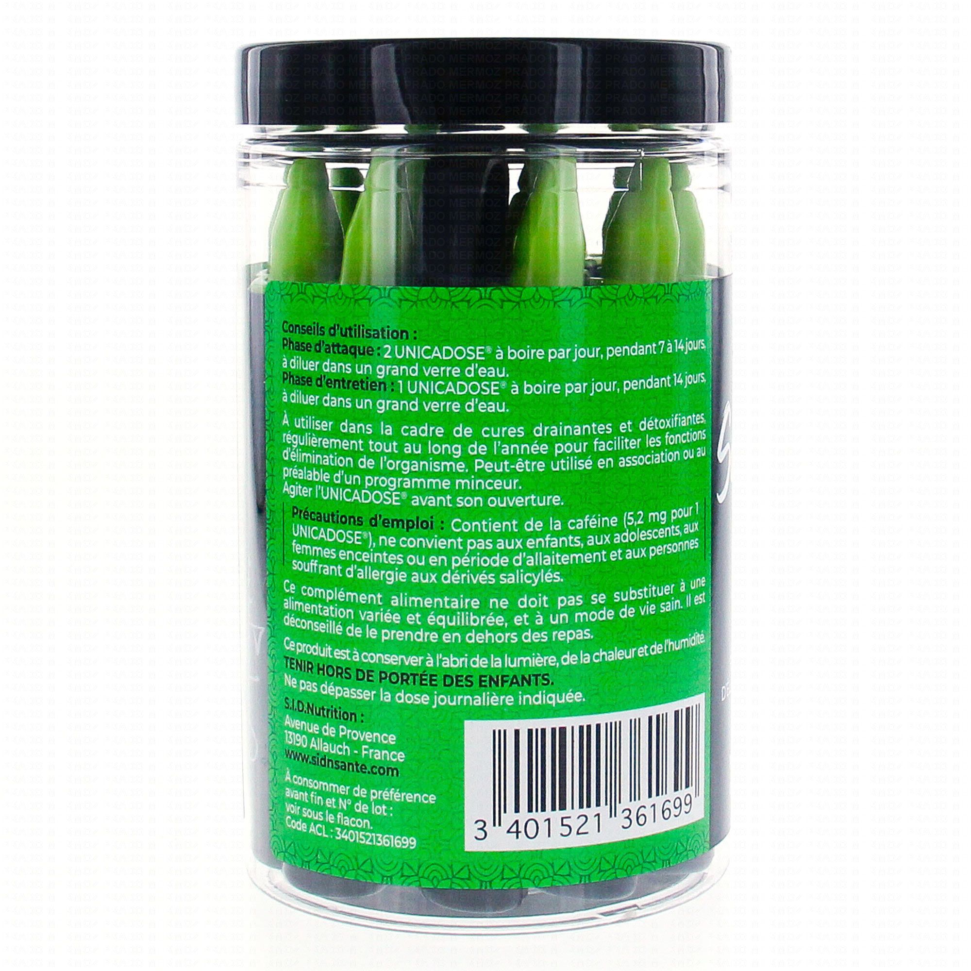 SID NUTRITION SculptingAct total draineur détox 14 Unicadose de 10ml