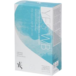 YES WB Water-Based Personal Lubricant Applicateurs Unidoses
