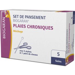 Set de Pansement Plaies Chroniques Méchage 5 unités