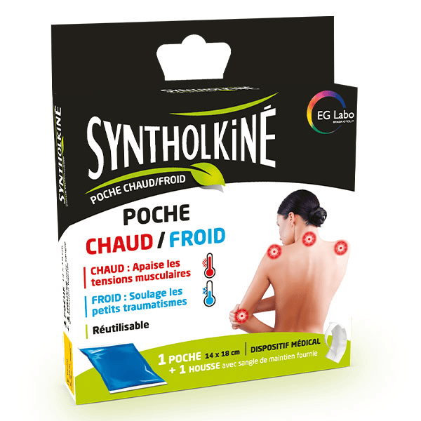 Poche Chaud/Froid - apaise et soulage les tensions musculaires et traumatismes - EG LABO