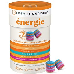 - Gummies 7en1 Énergie - Boîte de 30 gummies