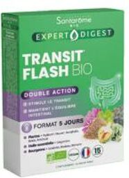 Transit Flash Double Action Bio 15 Comprimés - Boîte 15 comprimés