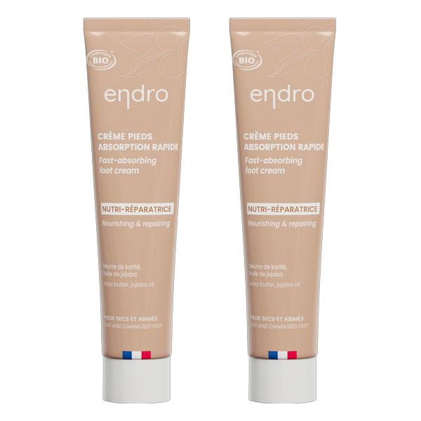 Duo Crème Nutri-Réparatrice pieds 100% d’origine naturelle - 75ml
