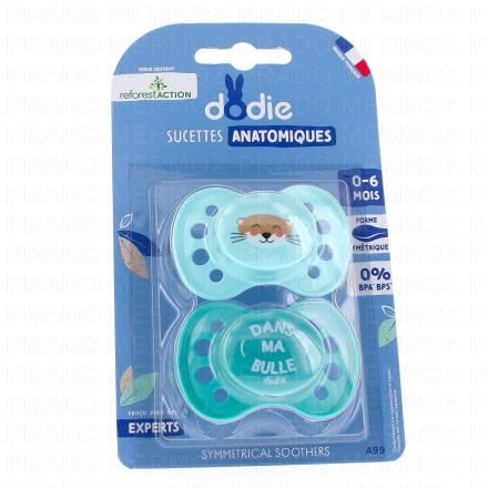 Sucettes Anatomiques Loutre 0-6 mois