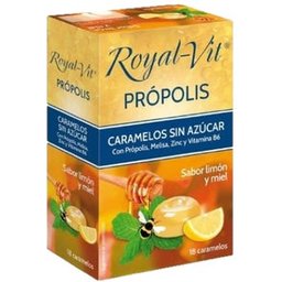 Royal Vit Bonbon Propolis Sans Sucre 18uts