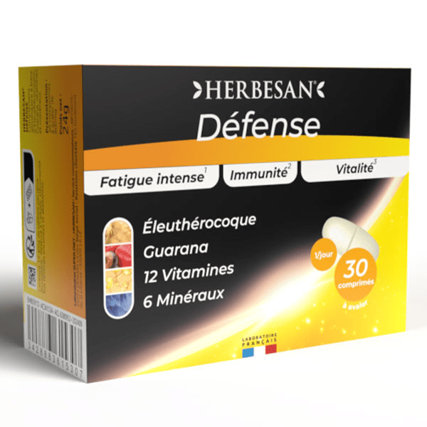 Fatigue, Immunité, Vitalité Complexe Défense - Cure de 30 jours