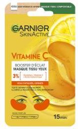 SkinActive Vitamine C Booster d'Éclat Masque Tissu Yeux 5 g - Sachet 1 masque tissu