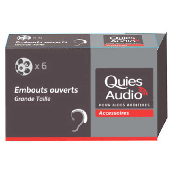 Embouts Grande Taille Assistant d'Ecoute 6 unités