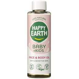 Happy Earth Huile Visage & Corps Naturelle 100% Bébé & Enfants