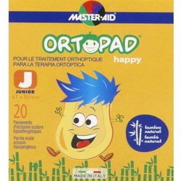 Happy Junior - Pansement orthoptique adhésif et occlusif, décoré