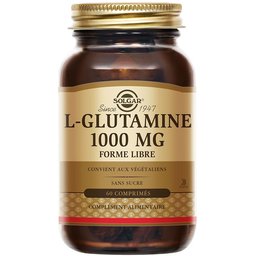 L-Glutamine 1000mg - Sommeil, Relaxation - Défenses immunitaires - 60 comprimés