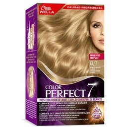 Color Perfect 7 Kit 100% Cobertura de Canas 8/1 Rubio Ceniza Claro