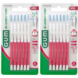 ​Gum® Bi-Direction Brossette interdentaire conique fine 1,2 mm