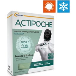 Coussin Thermique Cervicales & Trapèzes à l'Argile 15x41cm