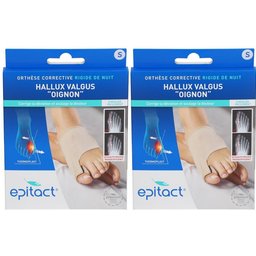 Epitact® Orthèse corrective hallux valgus nuit S x2