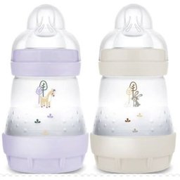 Easy Start Biberon Anticoliques 0 Mois et + Lila Sable 2x160ml